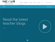 Tablet Screenshot of nexus-education.com